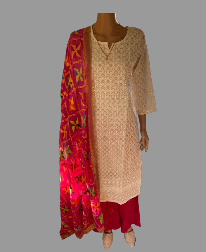 Phulkari palazzo suits sale