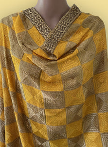 Premium Phulakari dupatta (Yellow)