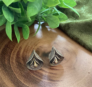 Oxidized Filigree Earrings