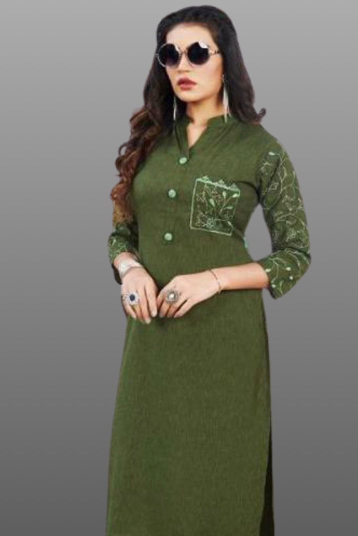 Long Embroidred Kurti