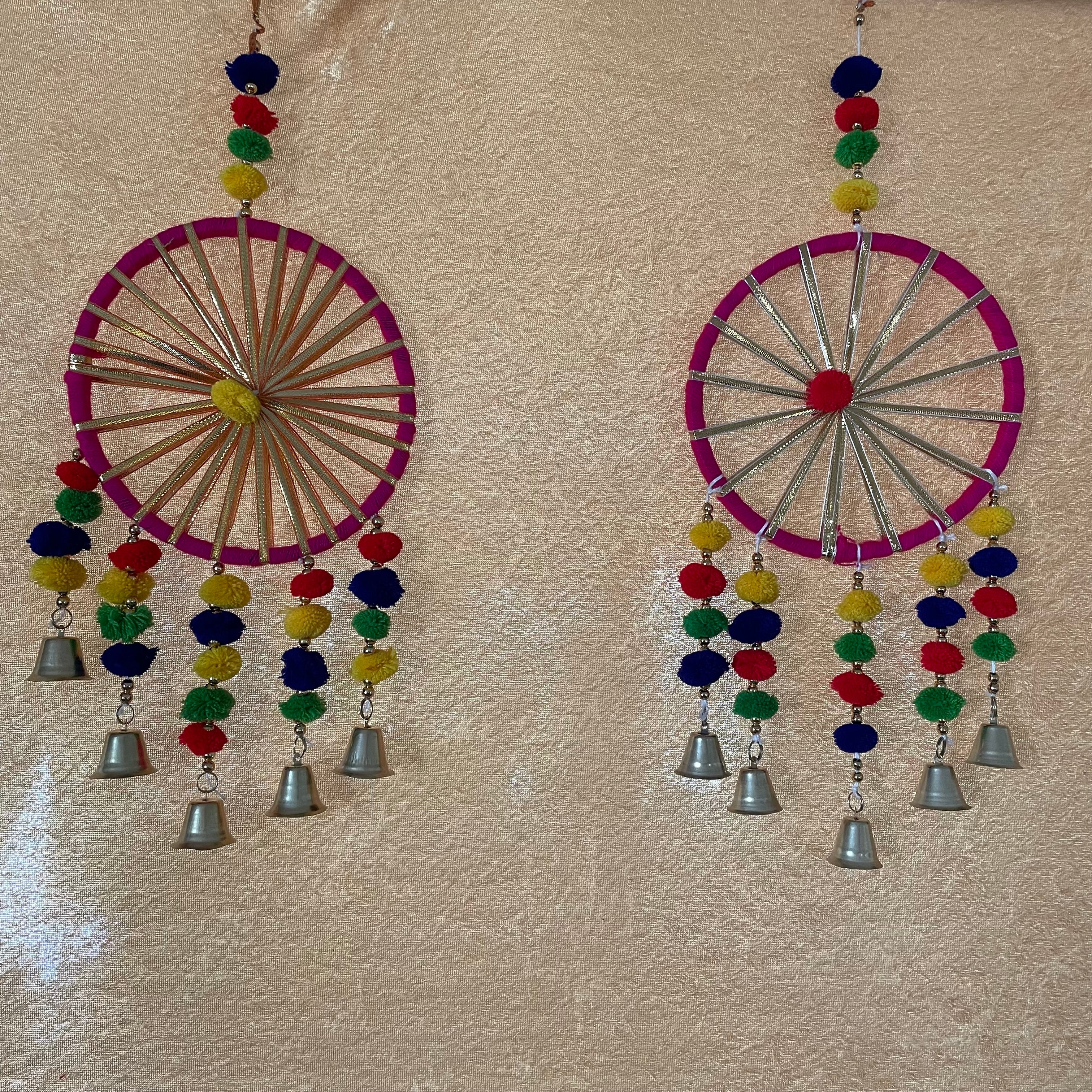 Handmade Ring Wind-chime Set of 2