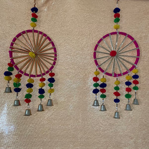 Handmade Ring Wind-chime Set of 2