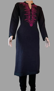 Winter Wear Kurti ( Black)