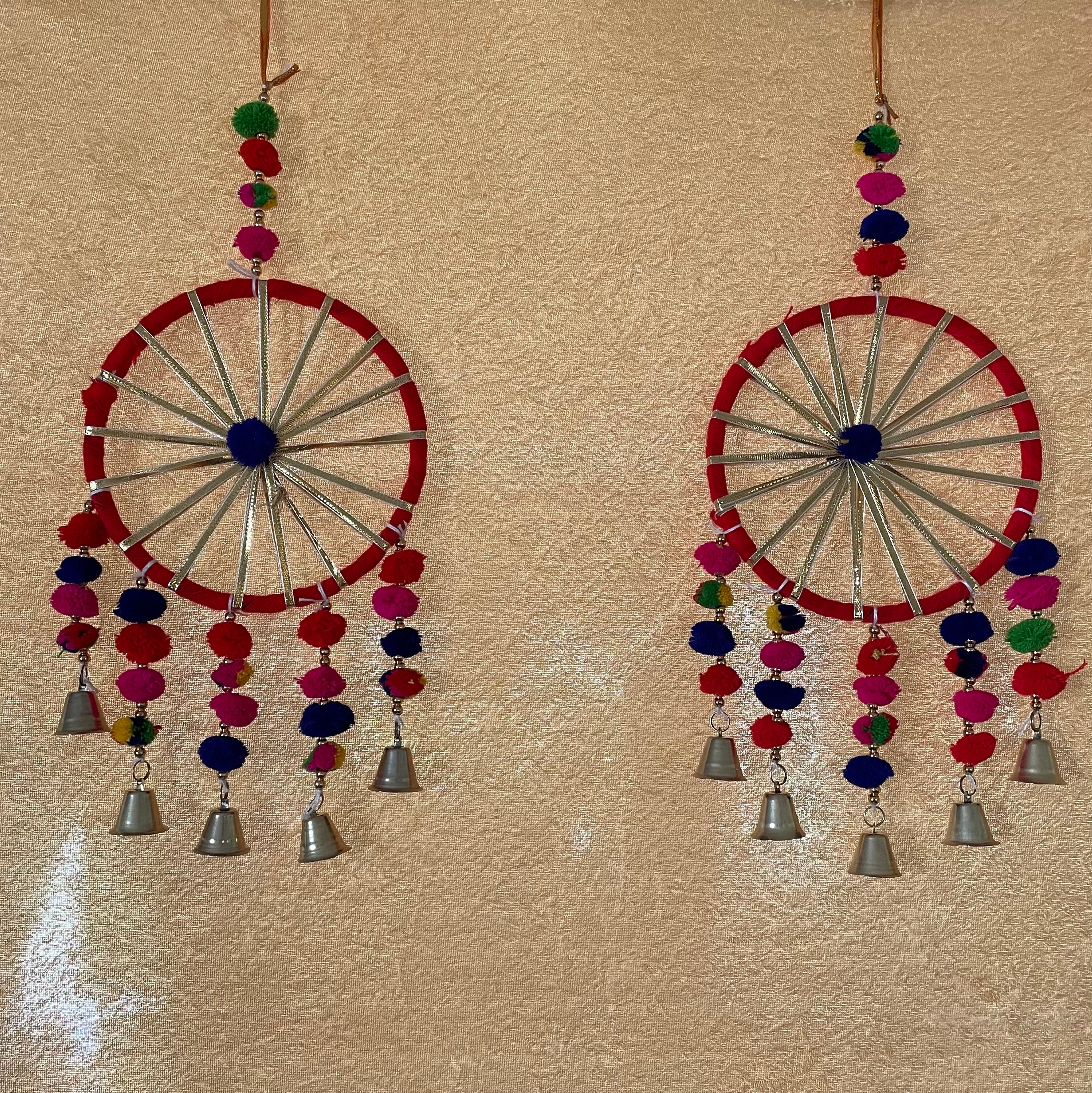 Handmade Ring Wind-chime Set of 2