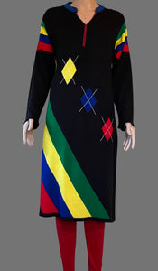 Winter Wear Kurti ( Black)