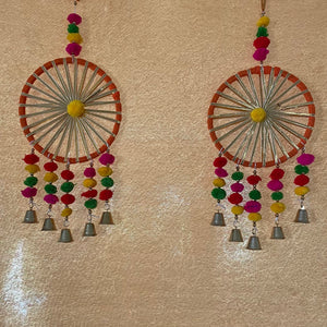 Handmade Ring Wind-chime Set of 2