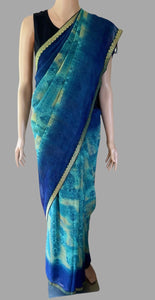 Georgette Saree With Border