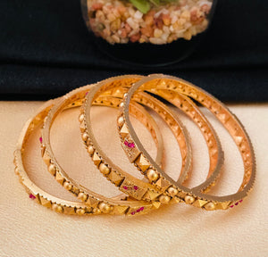 Gold Tone Embossed kada