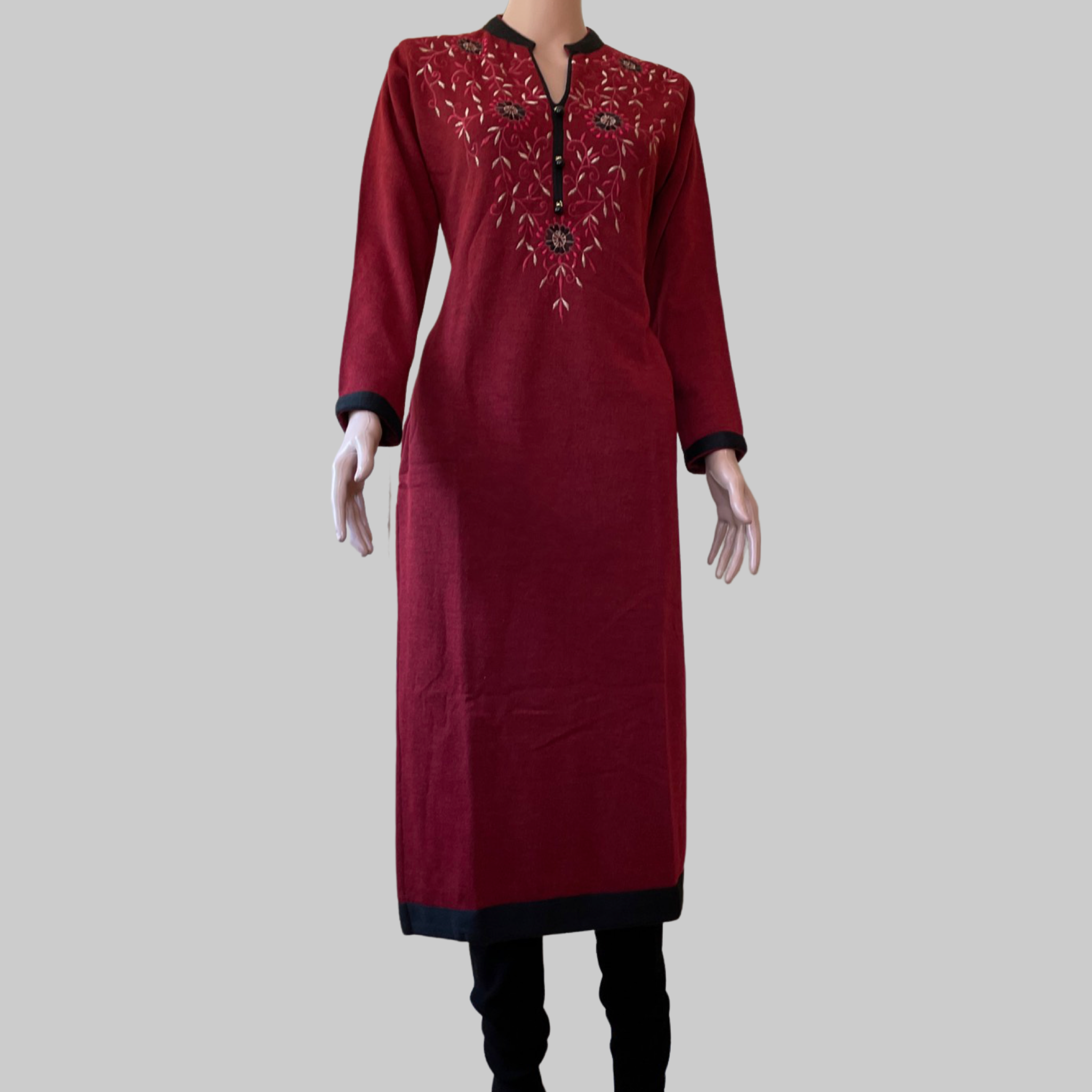 Winter Wear Kurti ( Maroon)